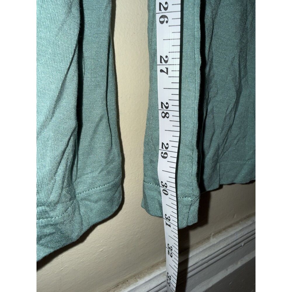 NWT Auden Cloud Knit 2-Piece Pajama Set Sage Green 4X V-Neck Top & Pants - Picture 9 of 16